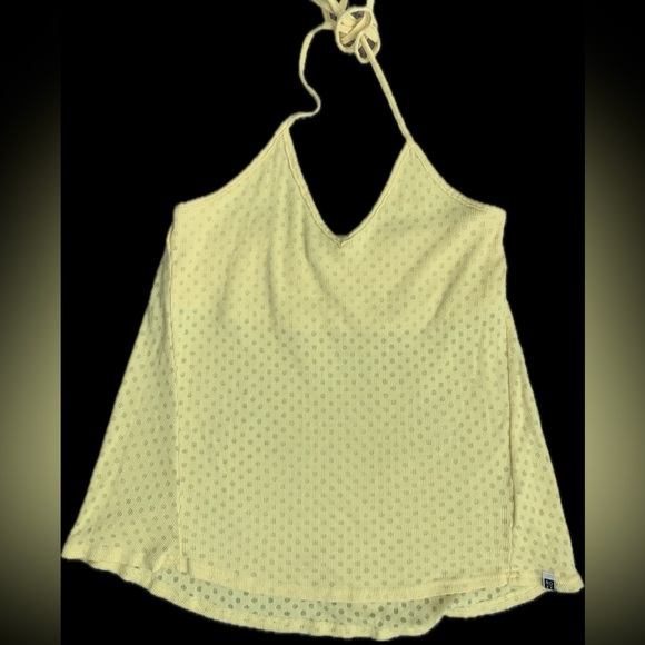 Roxy Y2k Yellow Halter Top - Picture 3 of 7